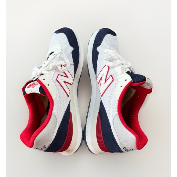 New Balance 515 Mens Size 10.5 White Pigment Red Blue Sneakers ML515OTX Classic